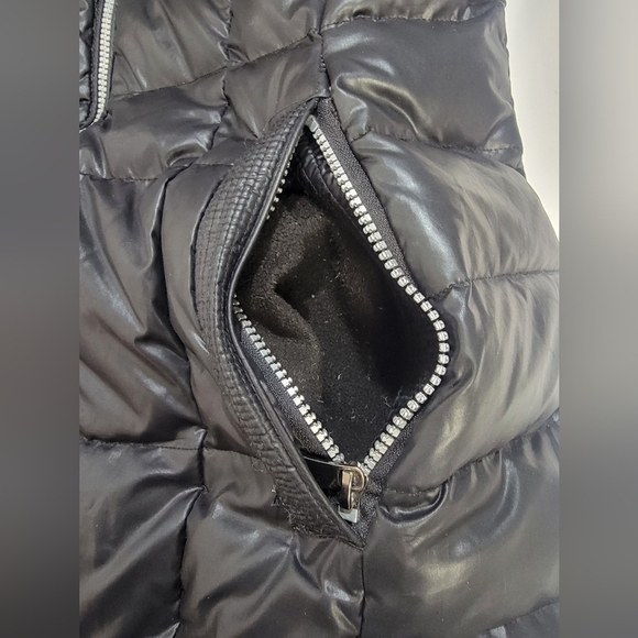 MARC NEW YORK Womens Size Small Black Down Filled Knee Length Puffer Coa… - Picture 8 of 13